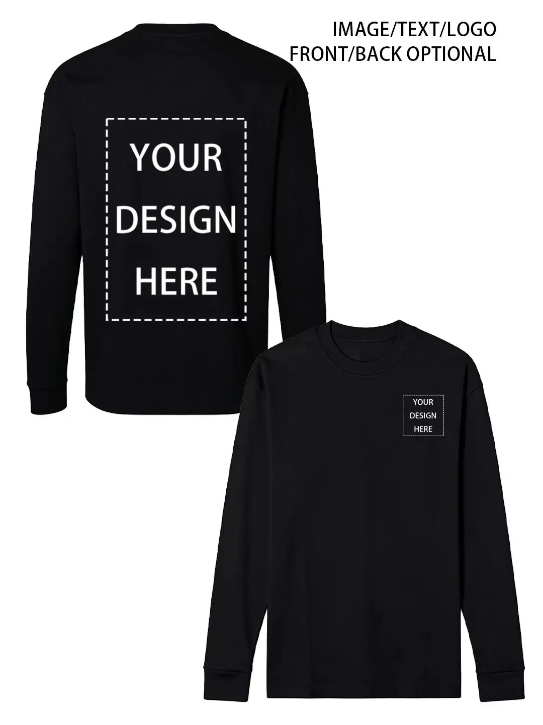 Unisex Long-Sleeve Relaxed Fit T-Shirt - hover view Unisex Long-Sleeve Relaxed Fit T-Shirt - hover view