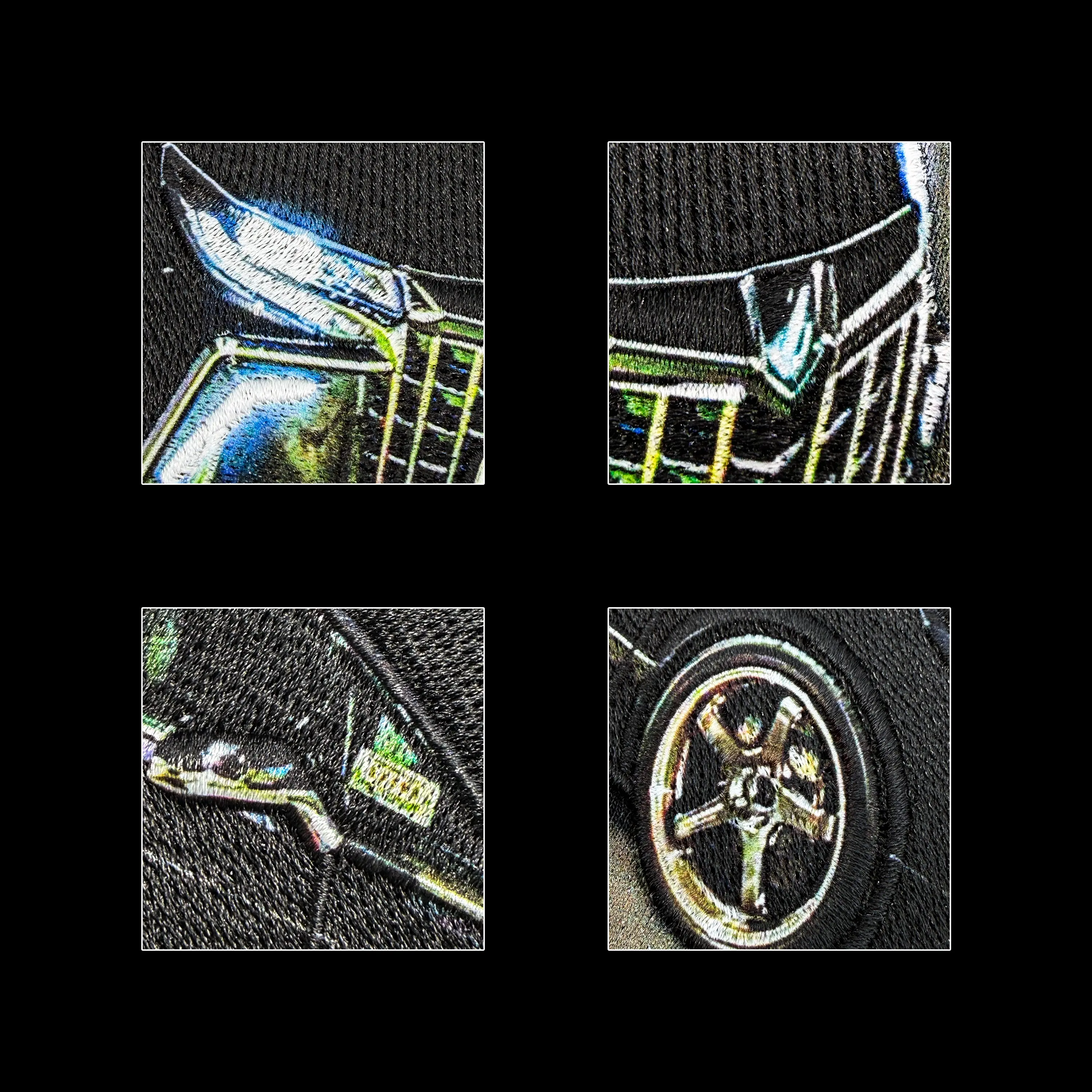 Fleece Car Embroidered Sweatshirt - Front Chest/Back - hover view Fleece Car Embroidered Sweatshirt - Front Chest/Back - hover view